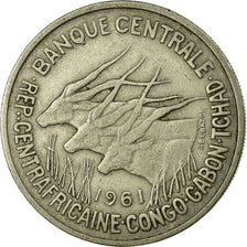 Coin, EQUATORIAL AFRICAN STATES, 50 Francs, 1961, Paris, EF(40-45)
