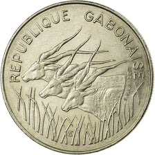 Coin, Gabon, 100 Francs, 1972, Paris, EF(40-45), Nickel, KM:12