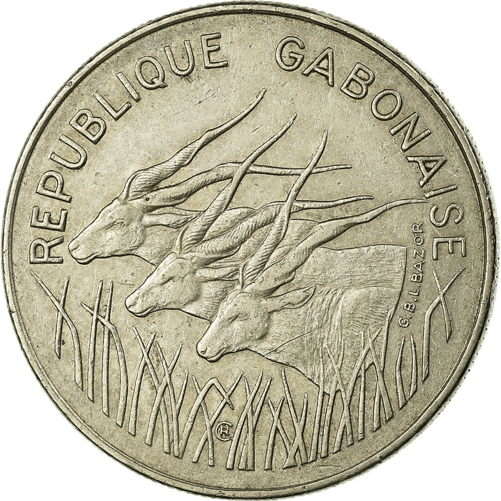 Moneta, Gabon, 100 Francs, 1972, Paris, BB, Nichel, KM:12