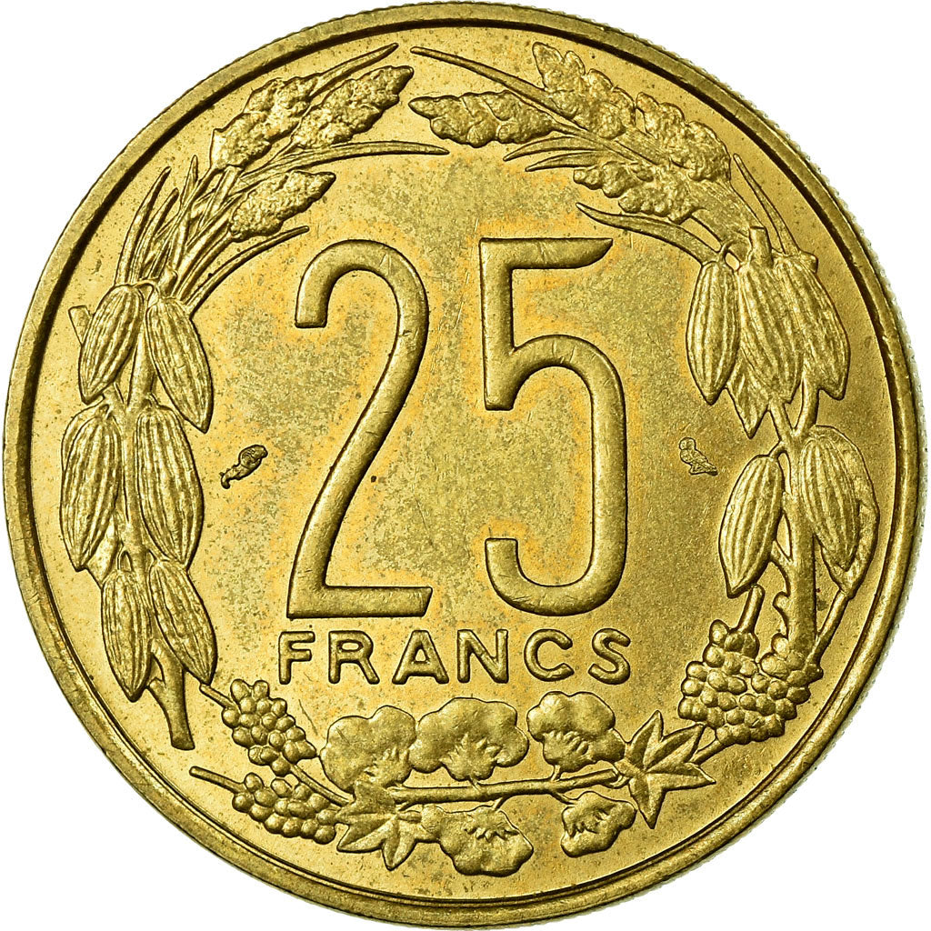 Coin, EQUATORIAL AFRICAN STATES, 25 Francs, 1970, Paris, EF(40-45)