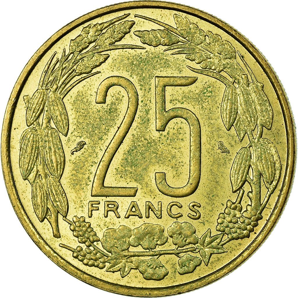 Coin, EQUATORIAL AFRICAN STATES, 25 Francs, 1970, Paris, EF(40-45)