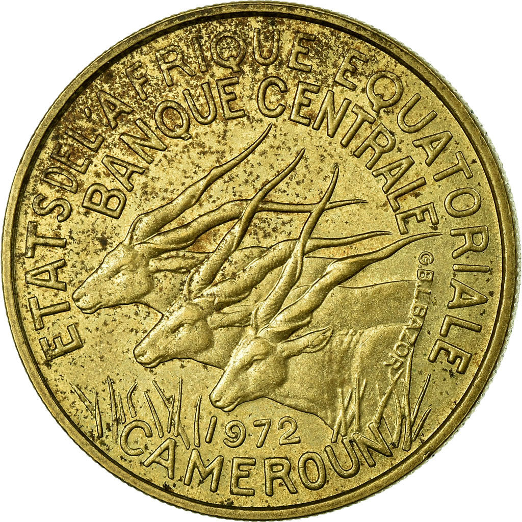 Coin, EQUATORIAL AFRICAN STATES, 25 Francs, 1972, Paris, VF(30-35)