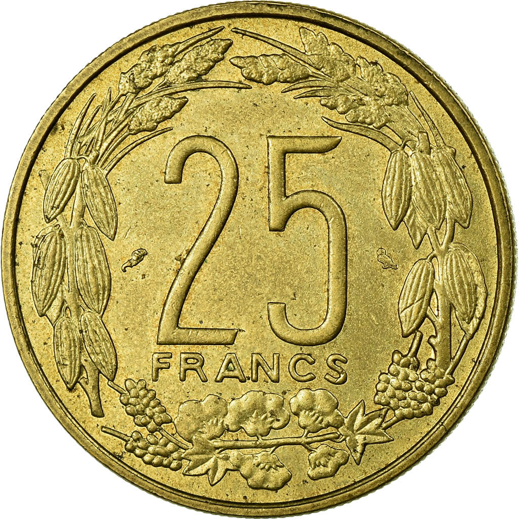 Coin, EQUATORIAL AFRICAN STATES, 25 Francs, 1972, Paris, VF(30-35)
