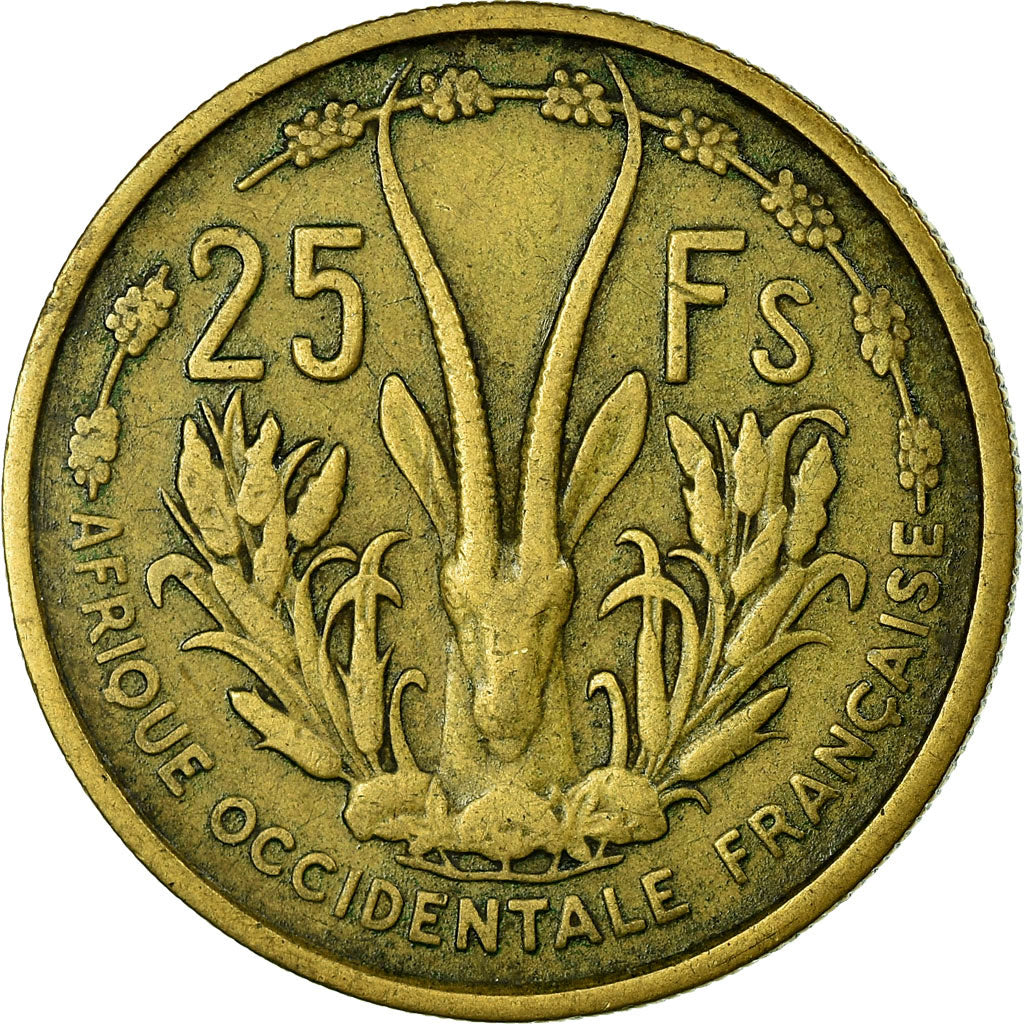 Coin, EQUATORIAL AFRICAN STATES, 25 Francs, 1956, Paris, EF(40-45)