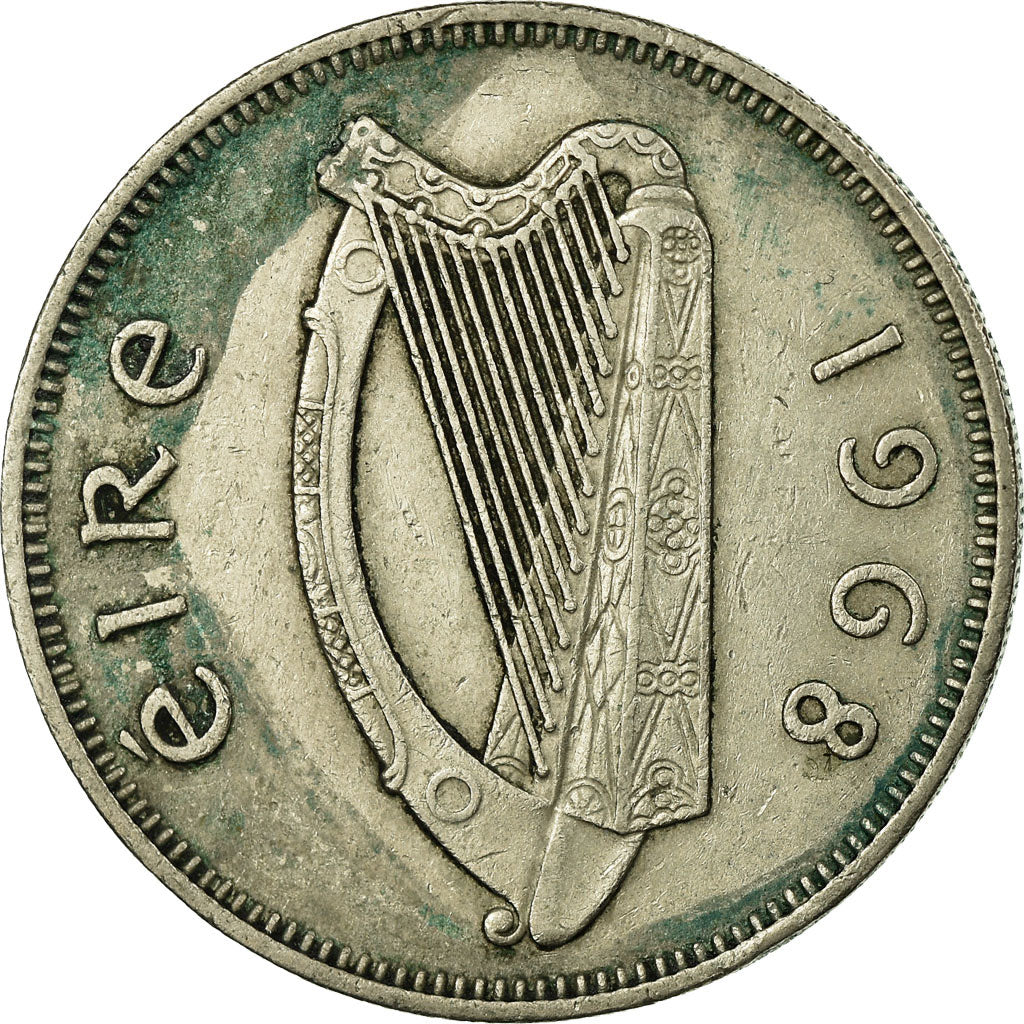 Coin, IRELAND REPUBLIC, Florin, 1968, EF(40-45), Copper-nickel, KM:15a