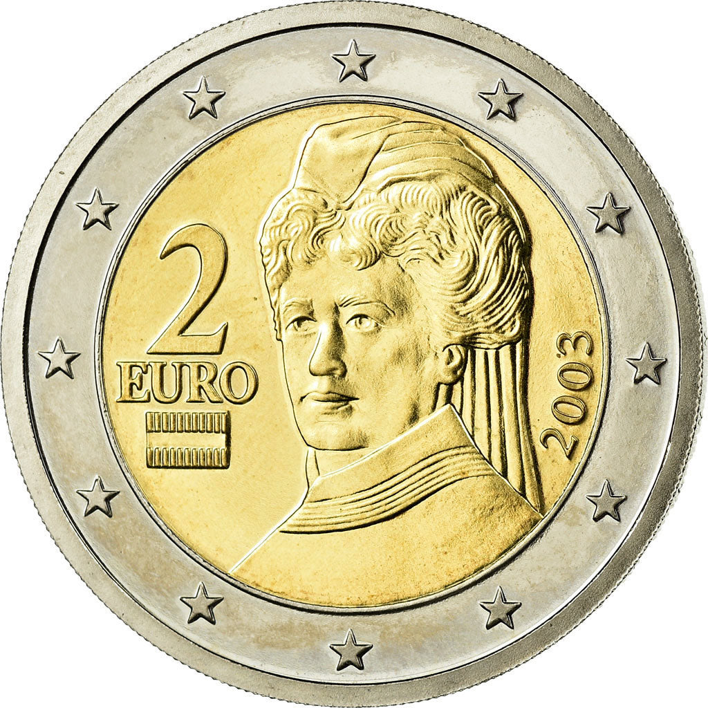 Austria, 2 Euro, 2003, SPL, Bi-metallico, KM:3089