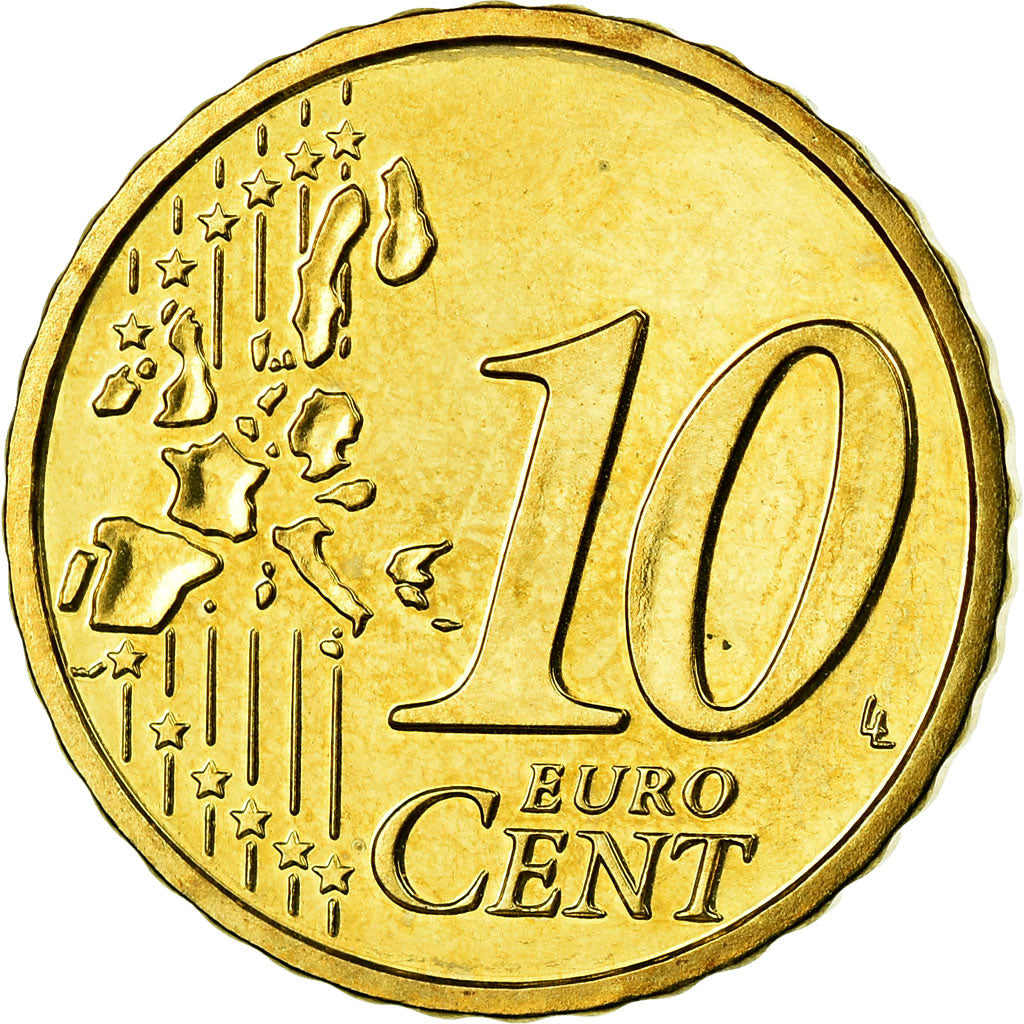 Austria, 10 Euro Cent, 2003, BE, SPL, Ottone, KM:3085