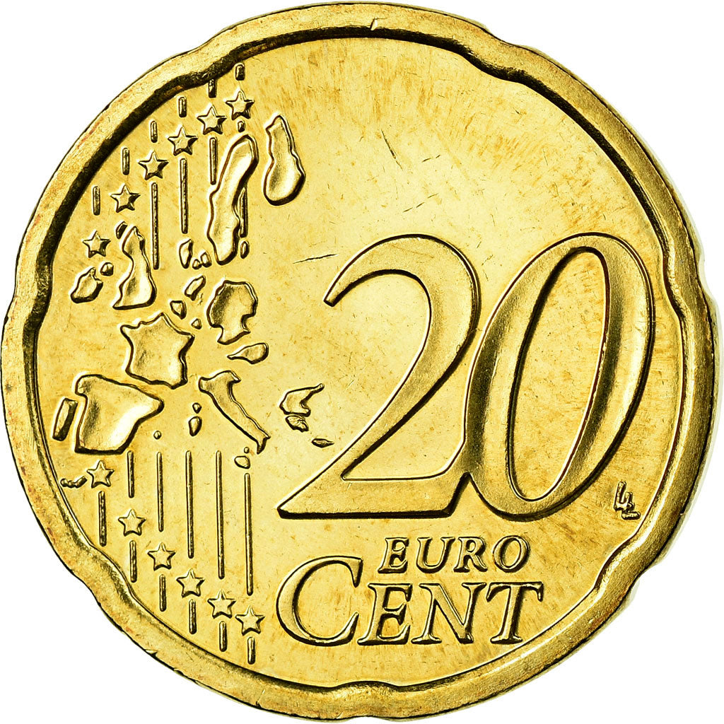 Oostenrijk, 20 Euro Cent, 2005, PR, Tin, KM:3086