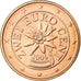 Österreich, 2 Euro Cent, 2006, VZ, Copper Plated Steel, KM:3083