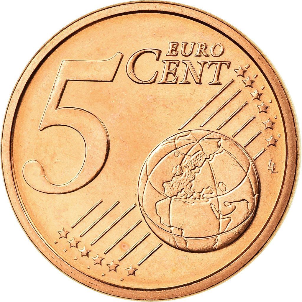 Italy, 5 Euro Cent, 2003, AU(55-58), Copper Plated Steel, KM:212