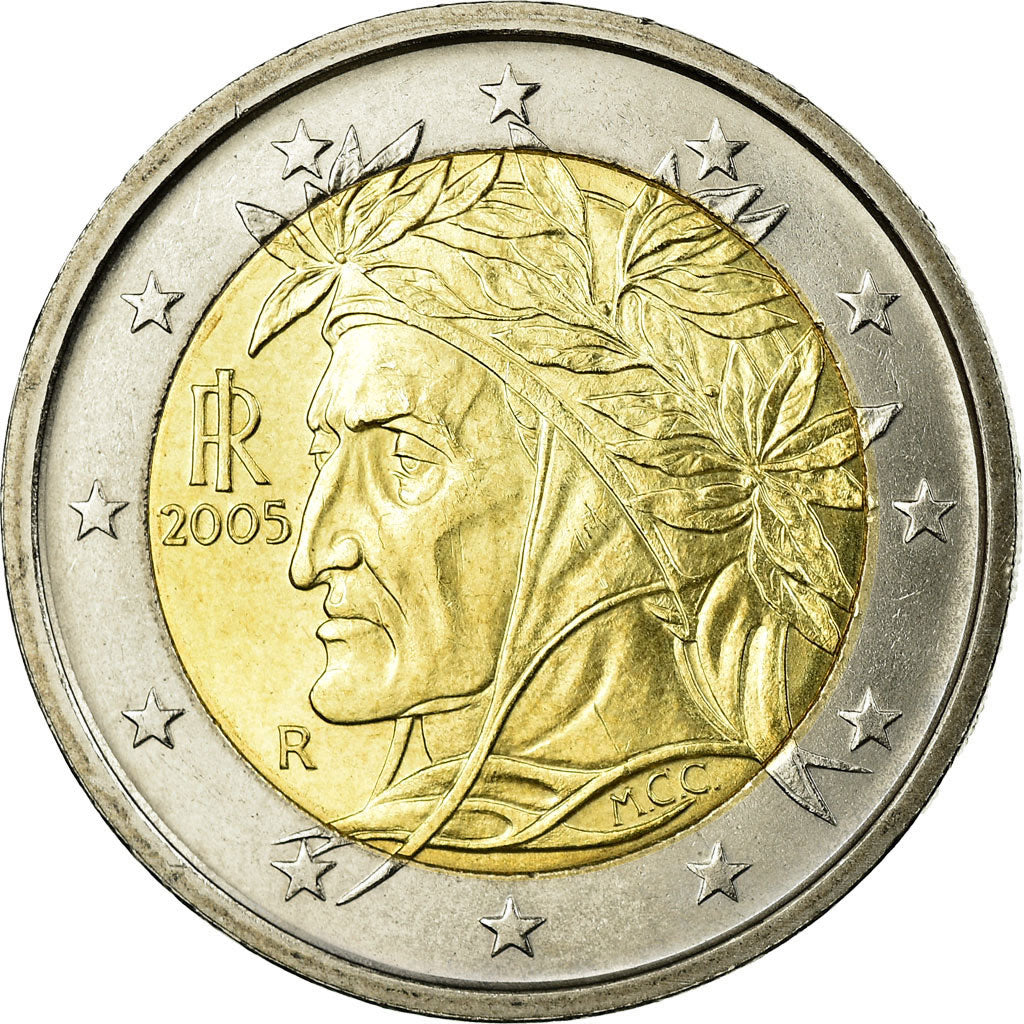Italy, 2 Euro, 2005, AU(55-58), Bi-Metallic, KM:217
