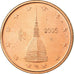 Italy, 2 Euro Cent, 2005, AU(55-58), Copper Plated Steel, KM:211