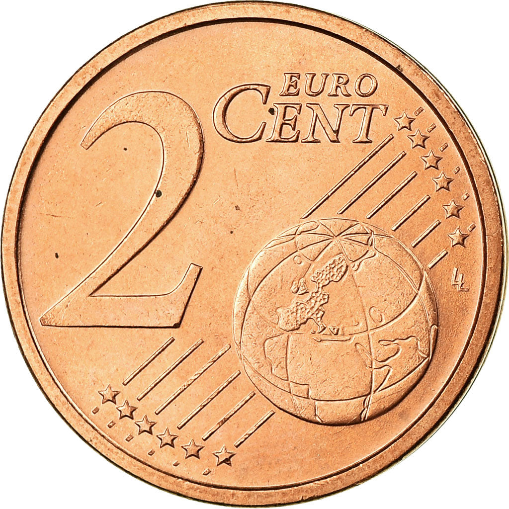 Italy, 2 Euro Cent, 2005, AU(55-58), Copper Plated Steel, KM:211
