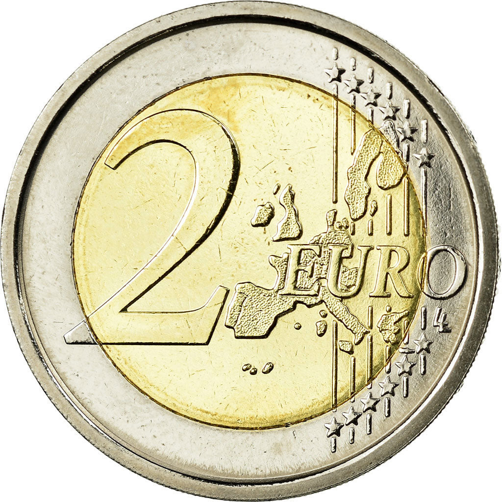 Italy, 2 Euro, 2007, MS(63), Bi-Metallic, KM:217