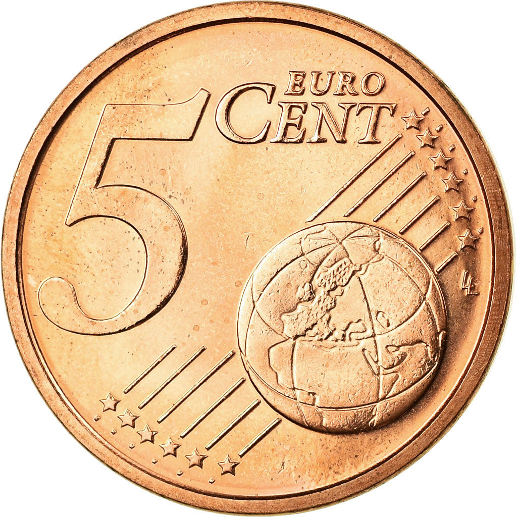 Italy, 5 Euro Cent, 2007, MS(63), Copper Plated Steel, KM:212