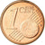 Italia, Euro Cent, 2007, EBC, Cobre chapado en acero, KM:210