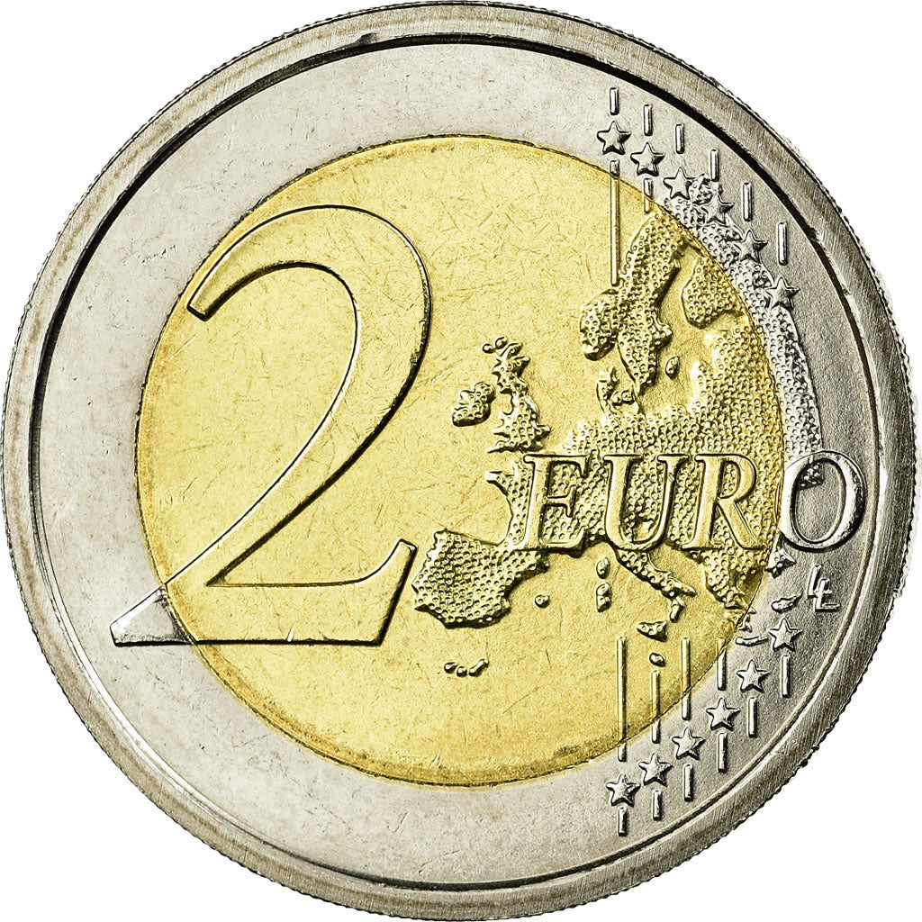Italy, 2 Euro, 2008, AU(55-58), Bi-Metallic, KM:251
