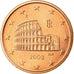Italia, 5 Euro Cent, 2008, SC, Cobre chapado en acero, KM:212