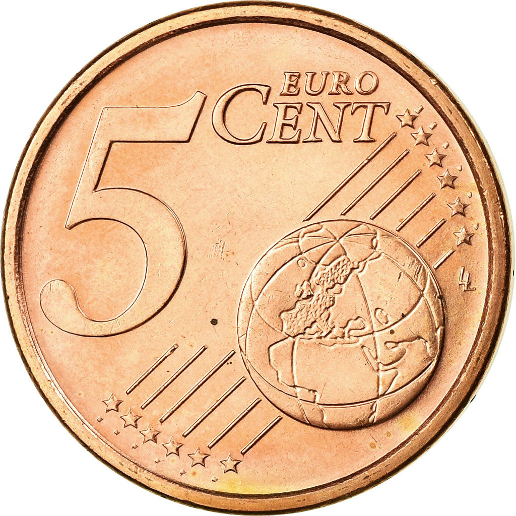 San Marino, 5 Euro Cent, 2004, AU(55-58), Copper Plated Steel, KM:442