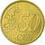 Portugal, 50 Euro Cent, 2002, MBC, Latón, KM:745