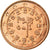 Portugal, 5 Euro Cent, 2002, AU(55-58), Copper Plated Steel, KM:742
