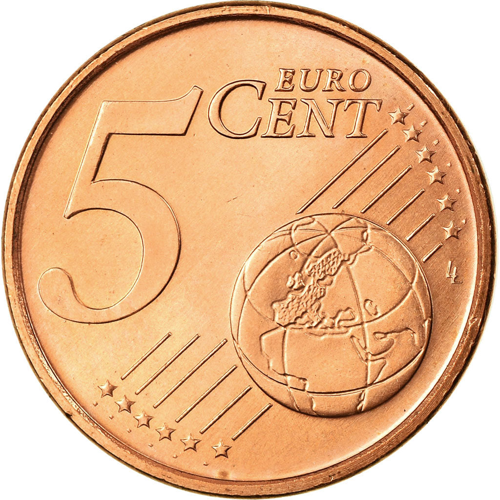 Portogallo, 5 Euro Cent, 2002, SPL-, Acciaio placcato rame, KM:742