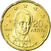 Grecja, 20 Euro Cent, 2003, Athens, AU(55-58), Mosiądz, KM:185