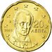 Grecia, 20 Euro Cent, 2003, EBC, Latón, KM:185