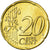 Grécia, 20 Euro Cent, 2003, AU(55-58), Latão, KM:185