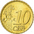 Grécia, 10 Euro Cent, 2003, AU(55-58), Latão, KM:184
