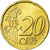 Grécia, 20 Euro Cent, 2006, MS(63), Latão, KM:185