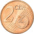 Grecia, 2 Euro Cent, 2007, EBC, Cobre chapado en acero, KM:182