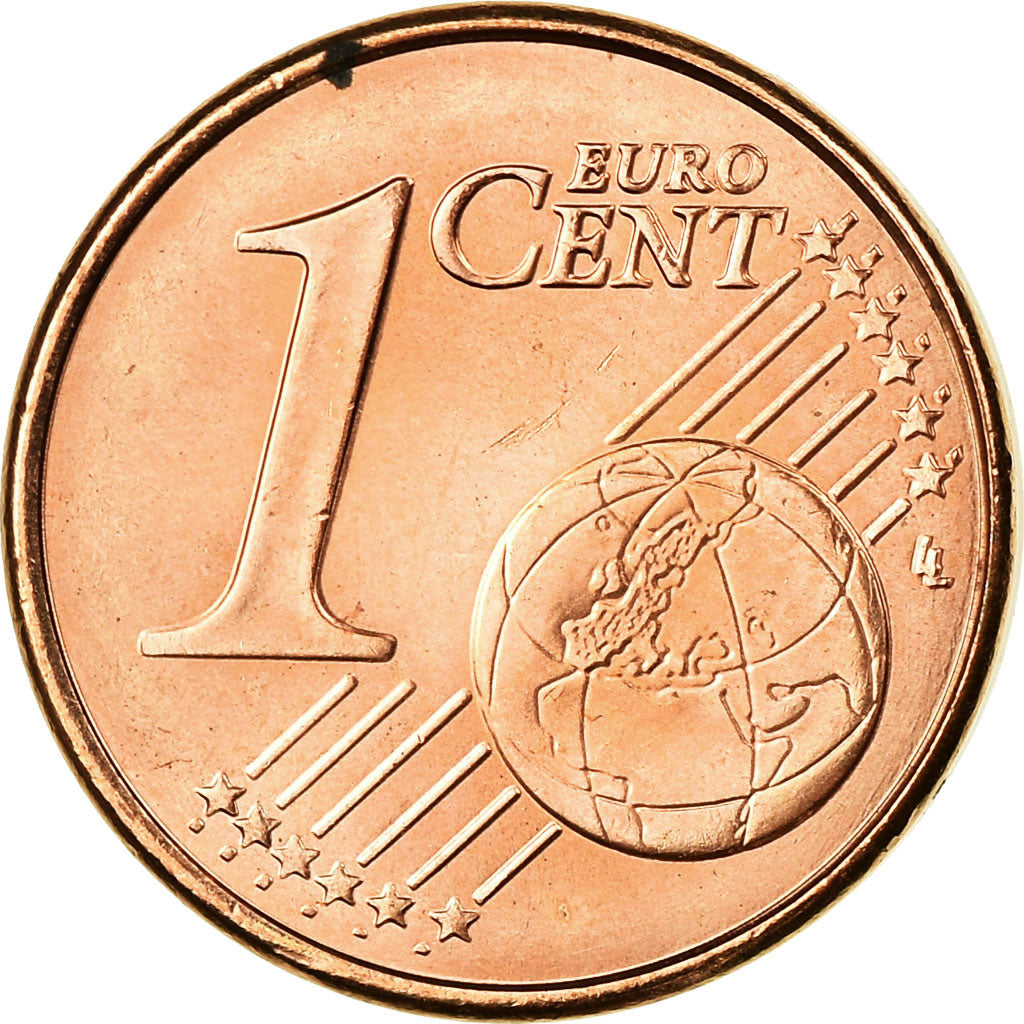 Grecja, Euro Cent, 2007, Athens, AU(55-58), Miedź platerowana stalą, KM:181