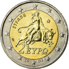 Grecia, 2 Euro, 2008, SPL, Bi-metallico, KM:215