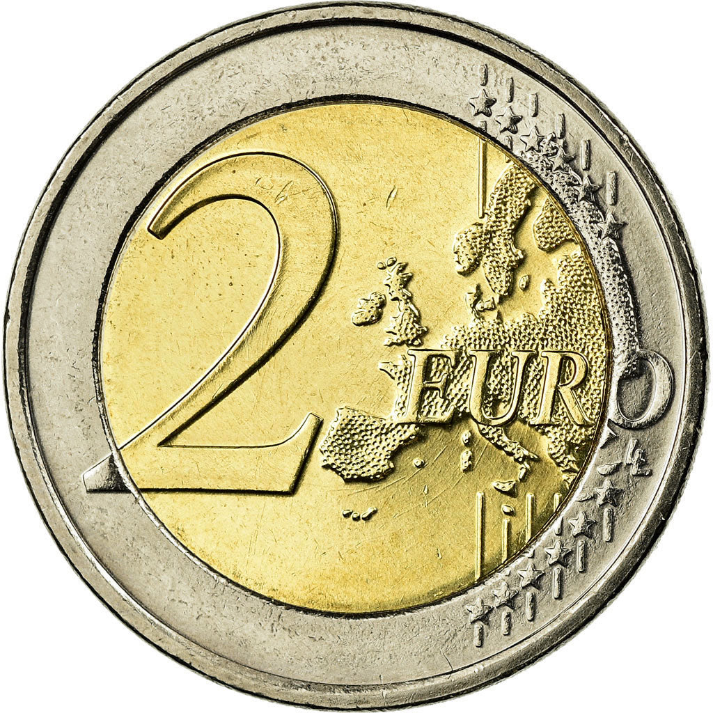 Grecia, 2 Euro, 2008, SPL, Bi-metallico, KM:215