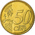 Grecja, 50 Euro Cent, 2008, Athens, MS(63), Mosiądz, KM:213