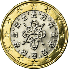 Portugal, Euro, 2007, AU(55-58), Bi-Metallic, KM:746