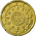Portugal, 20 Euro Cent, 2003, ZF, Tin, KM:744