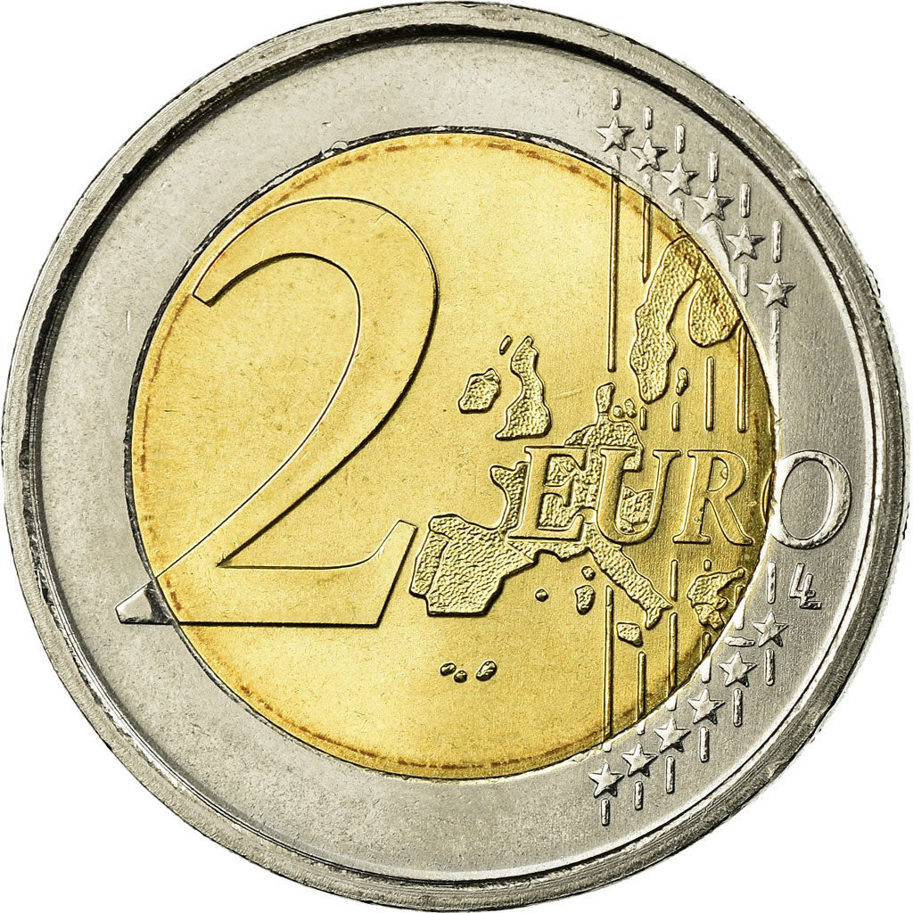 Portugal, 2 Euro, 2004, AU(55-58), Bi-Metallic, KM:747