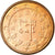 Portugal, Euro Cent, 2006, AU(55-58), Aço Cromado a Cobre, KM:740