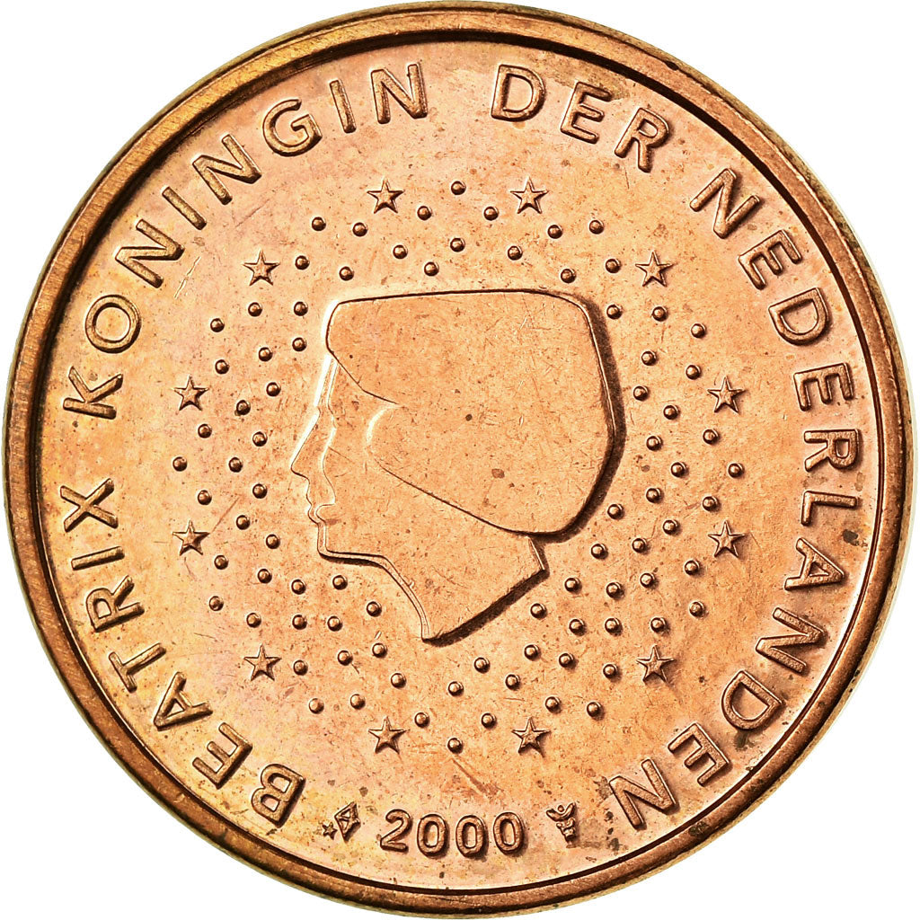 Netherlands, 5 Euro Cent, 2000, AU(55-58), Copper Plated Steel, KM:236