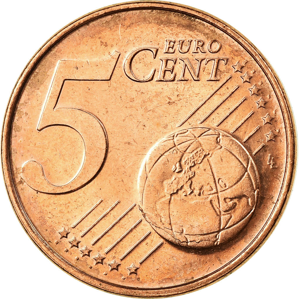 Netherlands, 5 Euro Cent, 2000, AU(55-58), Copper Plated Steel, KM:236