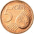 Países Baixos, 5 Euro Cent, 2000, AU(55-58), Aço Cromado a Cobre, KM:236