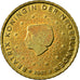 Holandia, 50 Euro Cent, 2001, Utrecht, EF(40-45), Mosiądz, KM:239