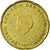 Países Baixos, 20 Euro Cent, 2001, EF(40-45), Latão, KM:238