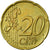 Países Baixos, 20 Euro Cent, 2001, EF(40-45), Latão, KM:238