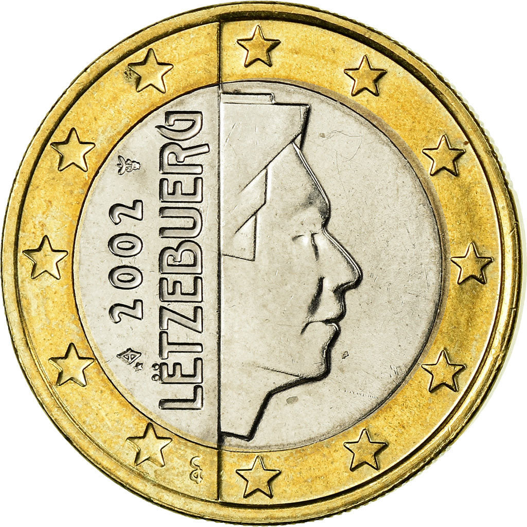 Luxembourg, Euro, 2002, AU(55-58), Bi-Metallic, KM:81