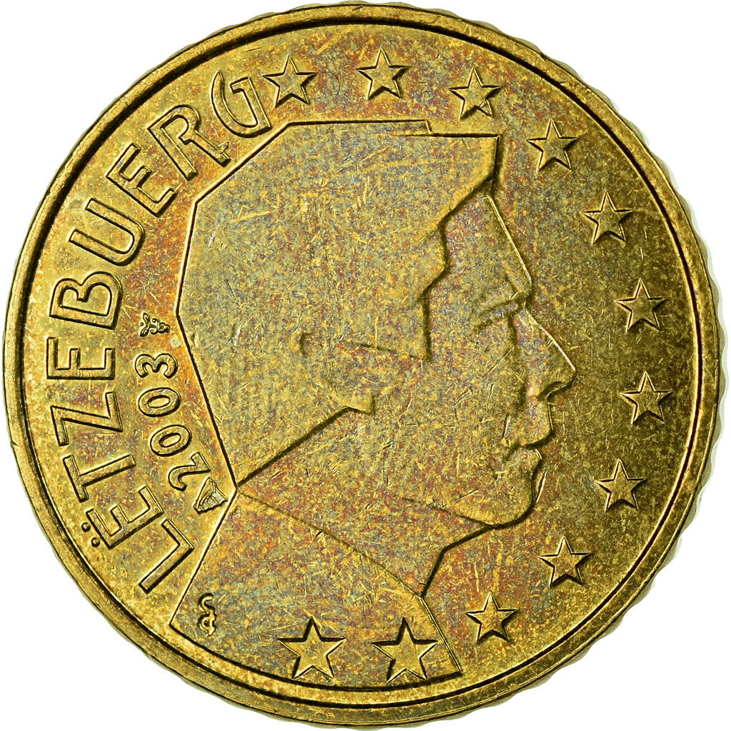 Lussemburgo, 50 Euro Cent, 2003, BB, Ottone, KM:80
