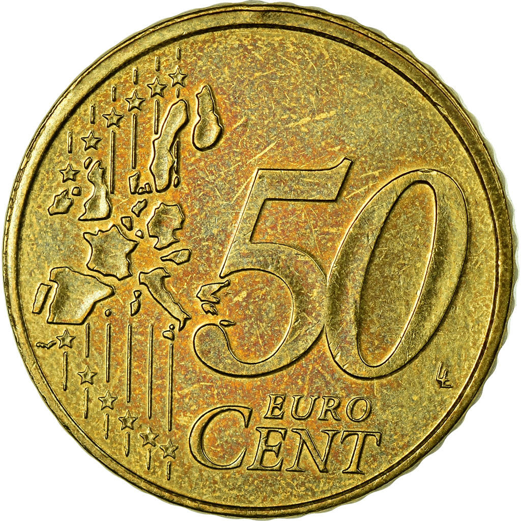 Lussemburgo, 50 Euro Cent, 2003, BB, Ottone, KM:80