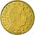 Luxemburgo, 10 Euro Cent, 2003, EF(40-45), Latão, KM:78